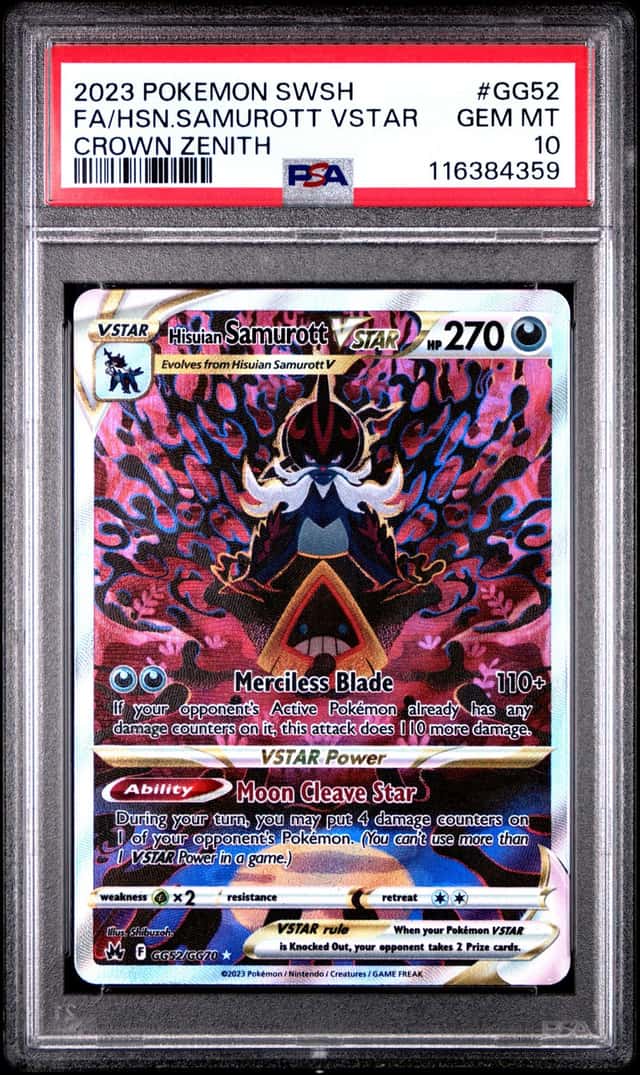 Hisuian Samurott VSTAR