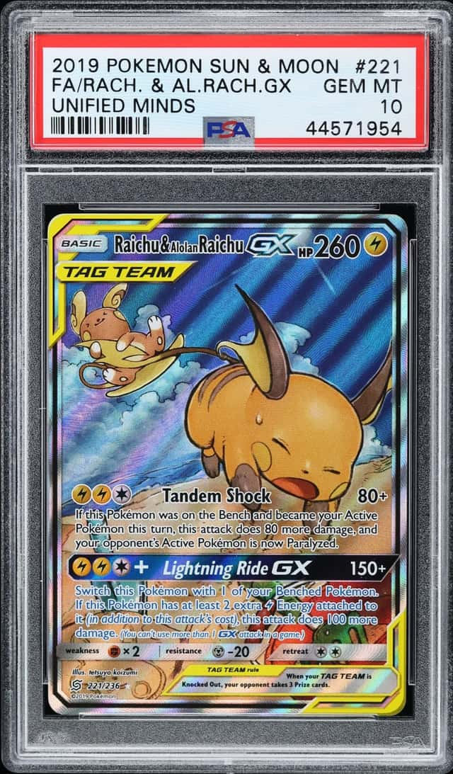 Raichu & Alolan Raichu GX