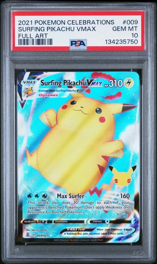 Surfing Pikachu VMAX