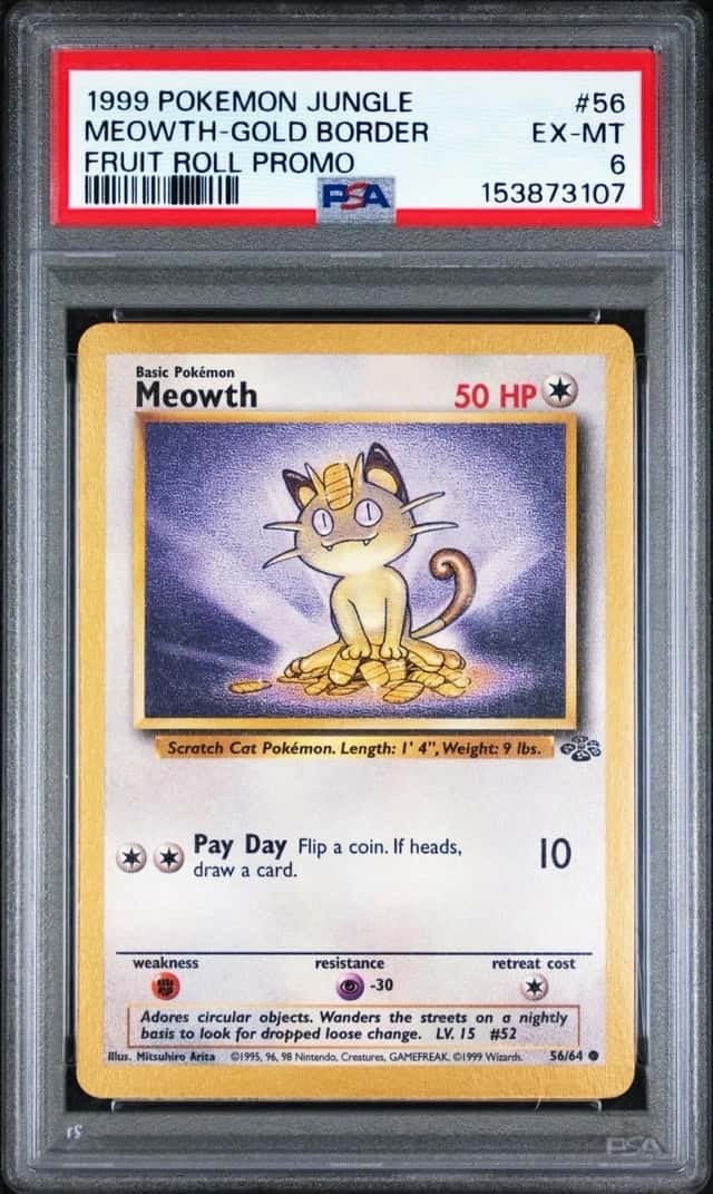 Meowth-Gold Border