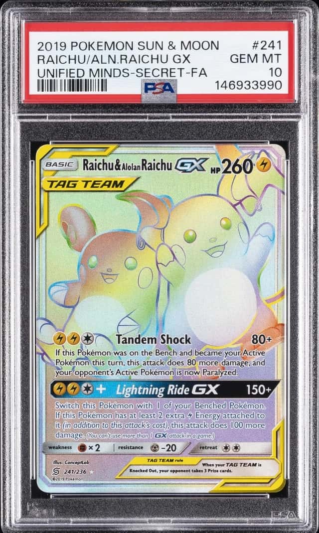Raichu & Alolan Raichu GX