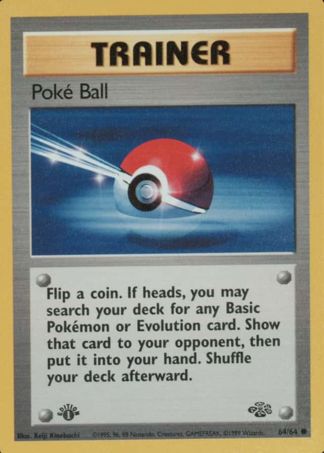 Poke Ball · Reverse Holo · 1st Edition