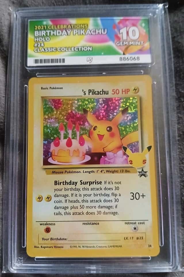 _____'s Pikachu STAMP [25th Anniversary] TEXTURED CONFETTI HOLO