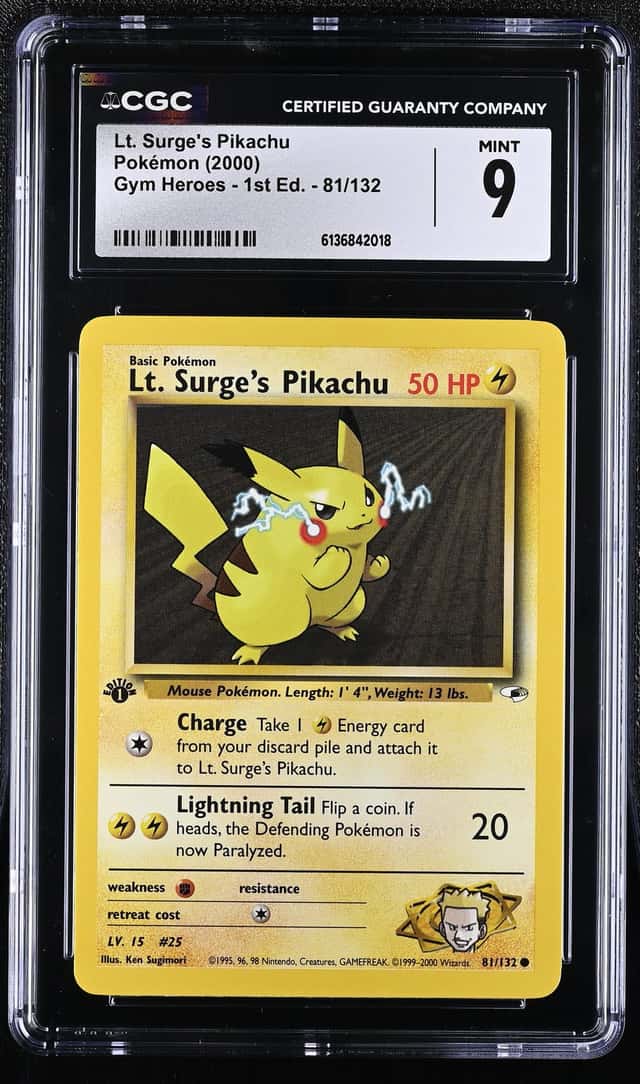 Lt. Surge's Pikachu