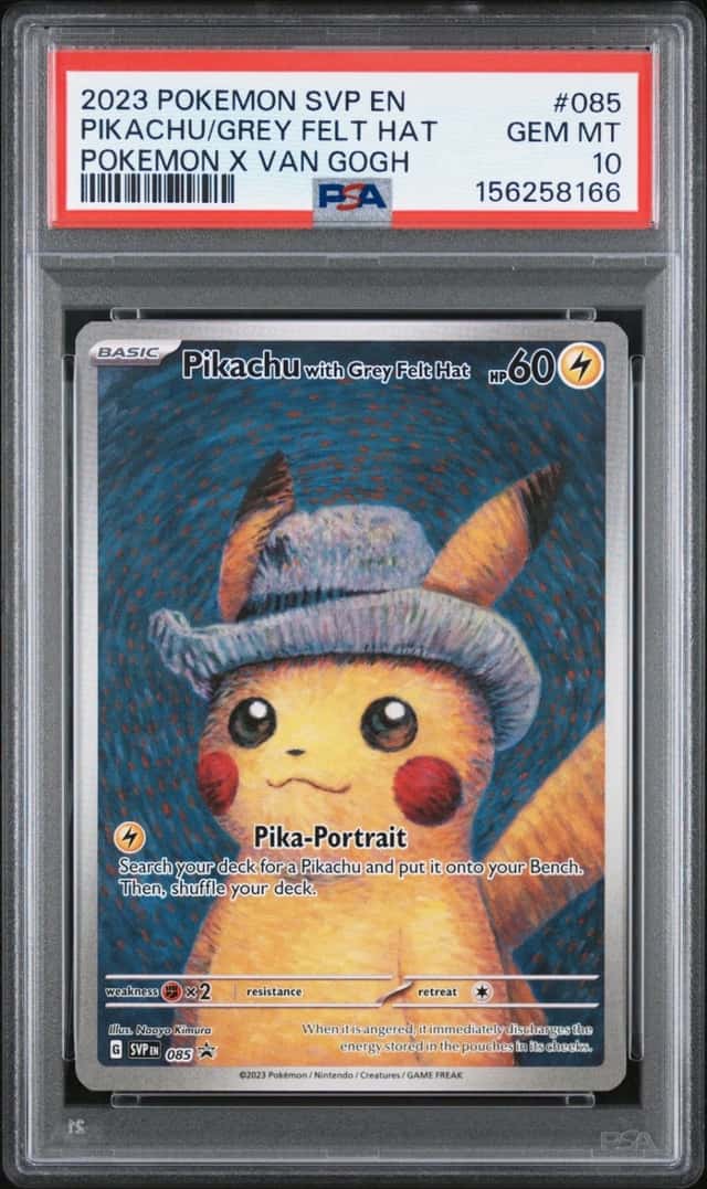 Pikachu/Grey Felt Hat
