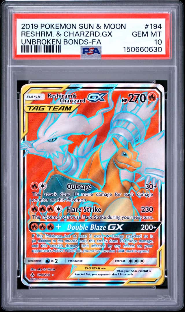 Reshiram & Charizard GX