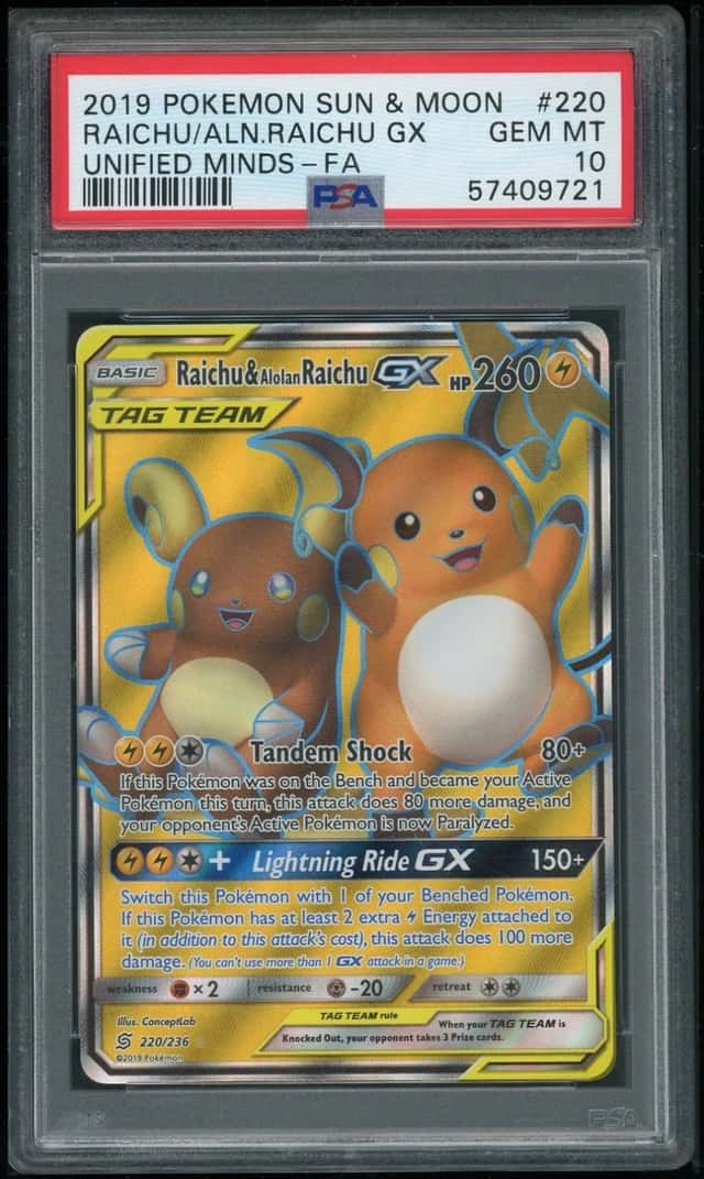 Raichu & Alolan Raichu GX
