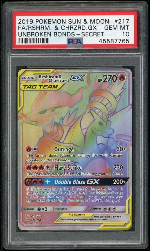 Reshiram & Charizard GX