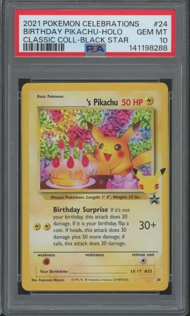 _____'s Pikachu STAMP [25th Anniversary] TEXTURED CONFETTI HOLO
