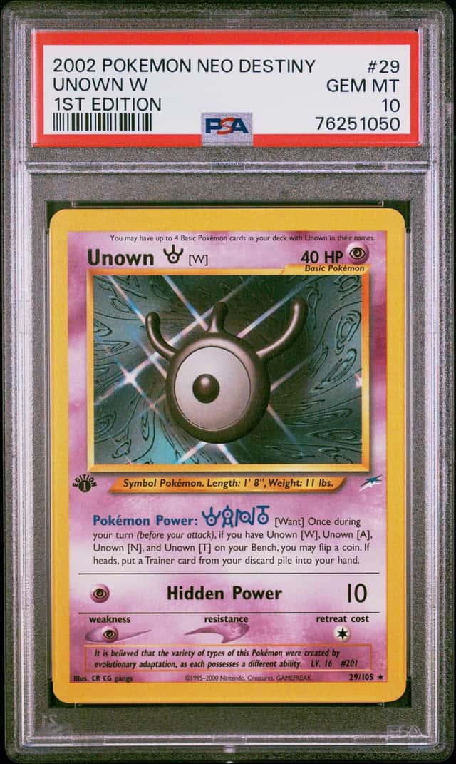 Unown W