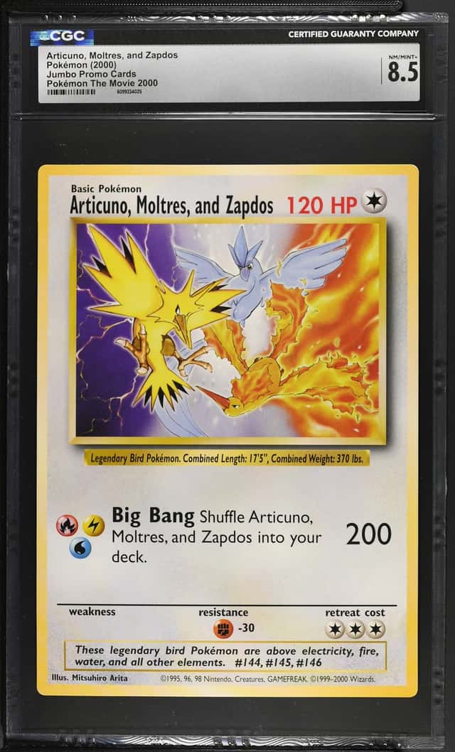 Articuno, Moltres, and Zapdos