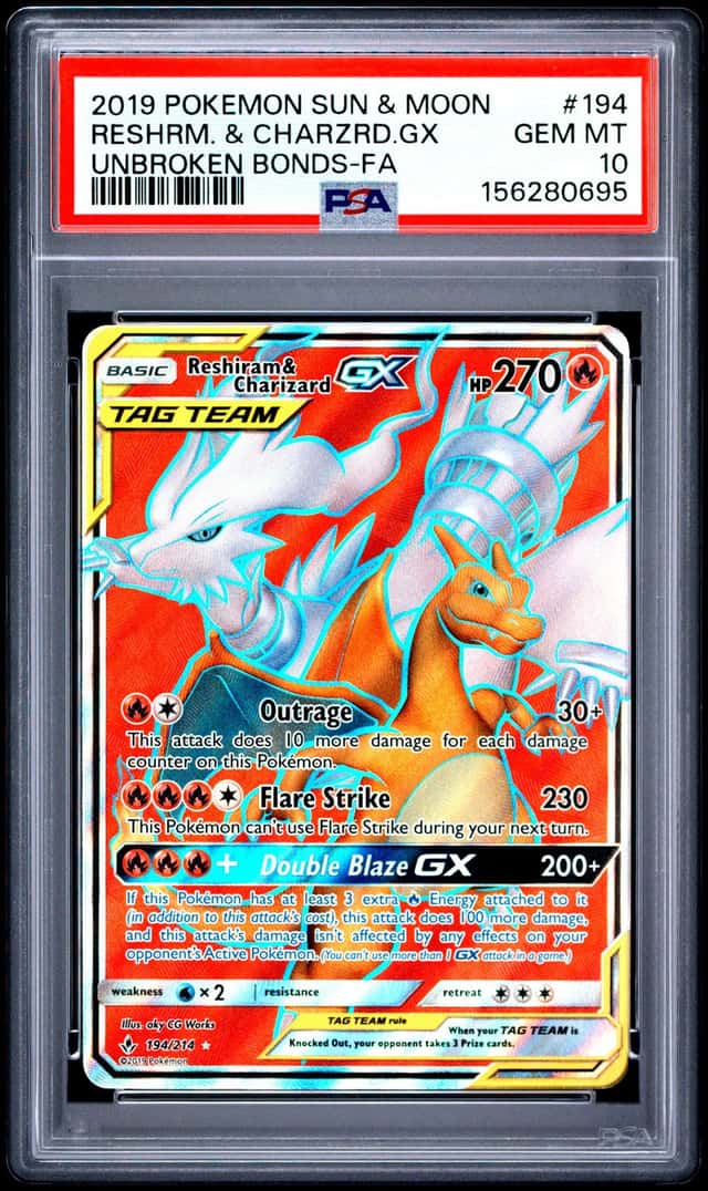 Reshiram & Charizard GX