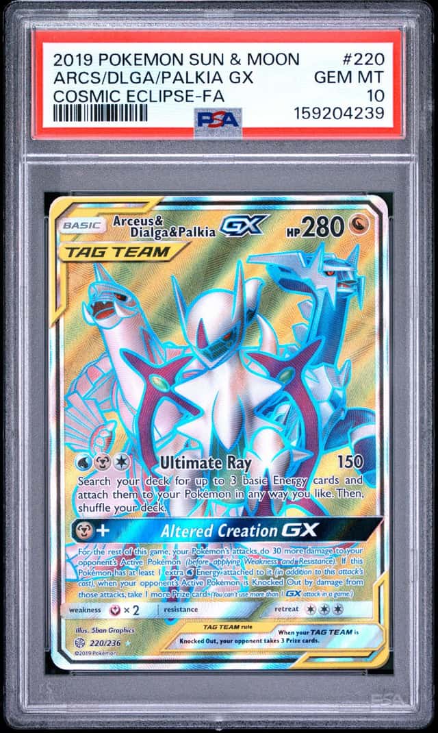 Arceus & Dialga & Palkia GX