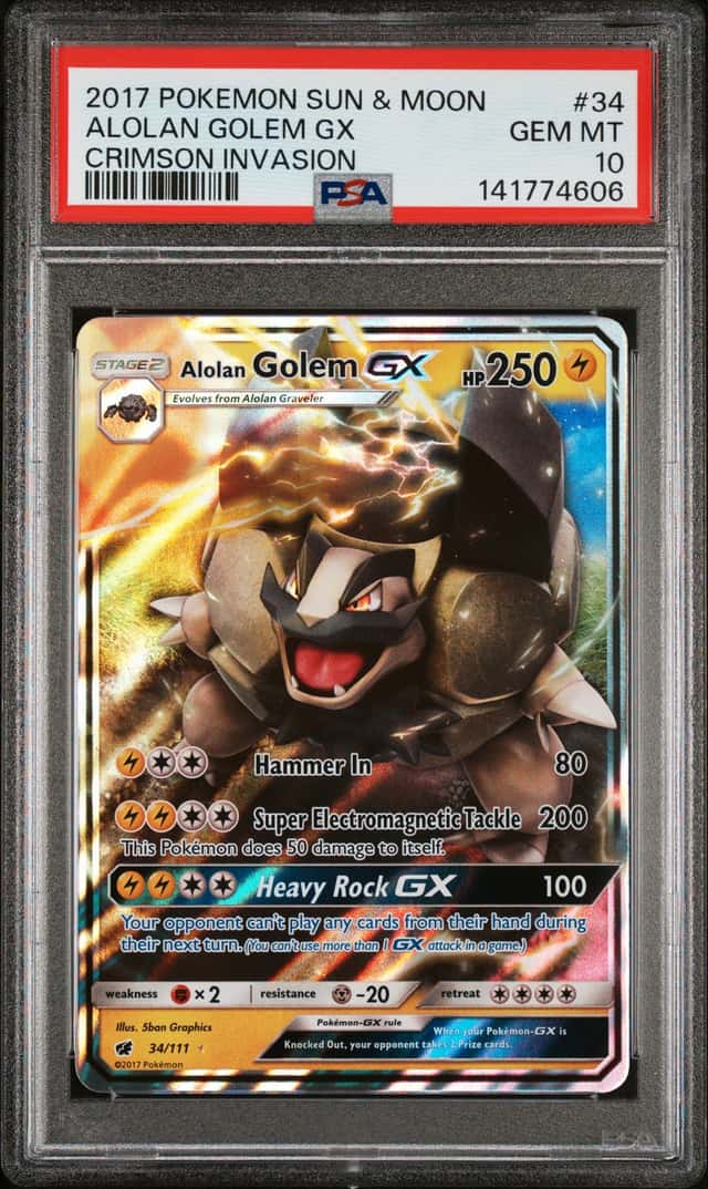 Alolan Golem GX