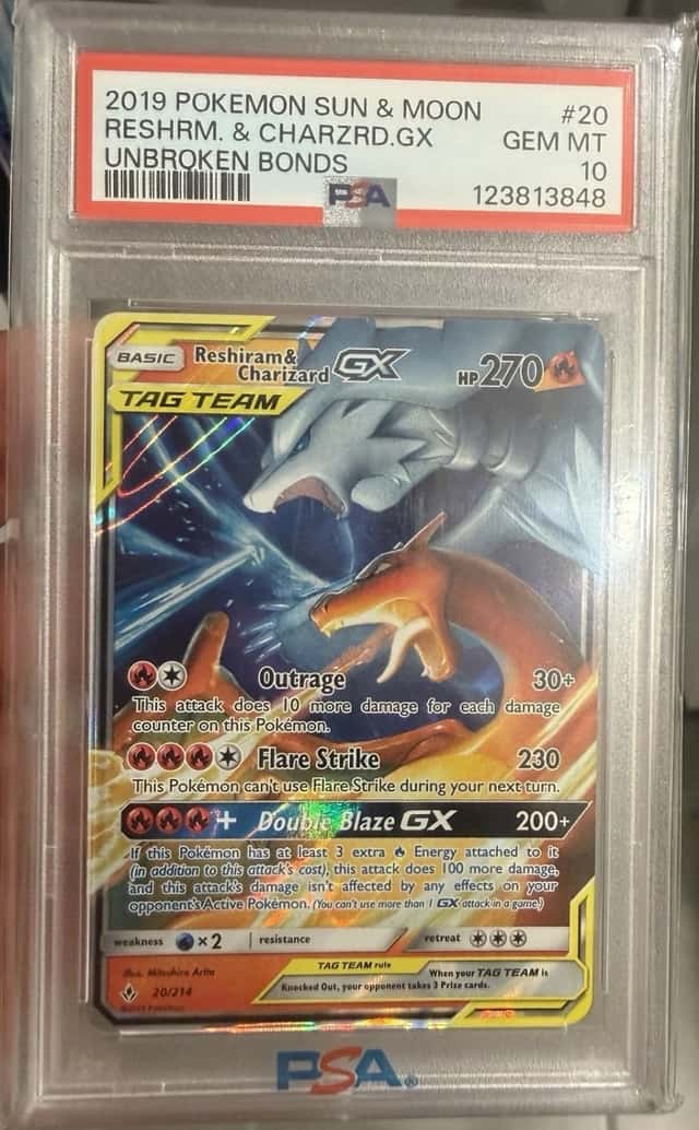 Reshiram & Charizard GX