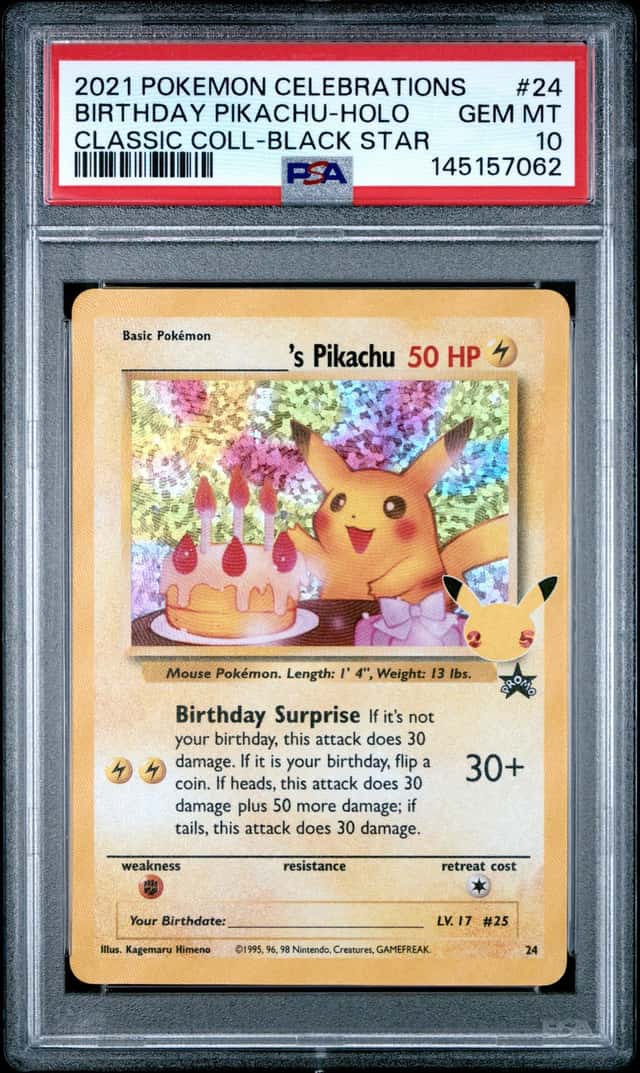 _____'s Pikachu STAMP [25th Anniversary] TEXTURED CONFETTI HOLO