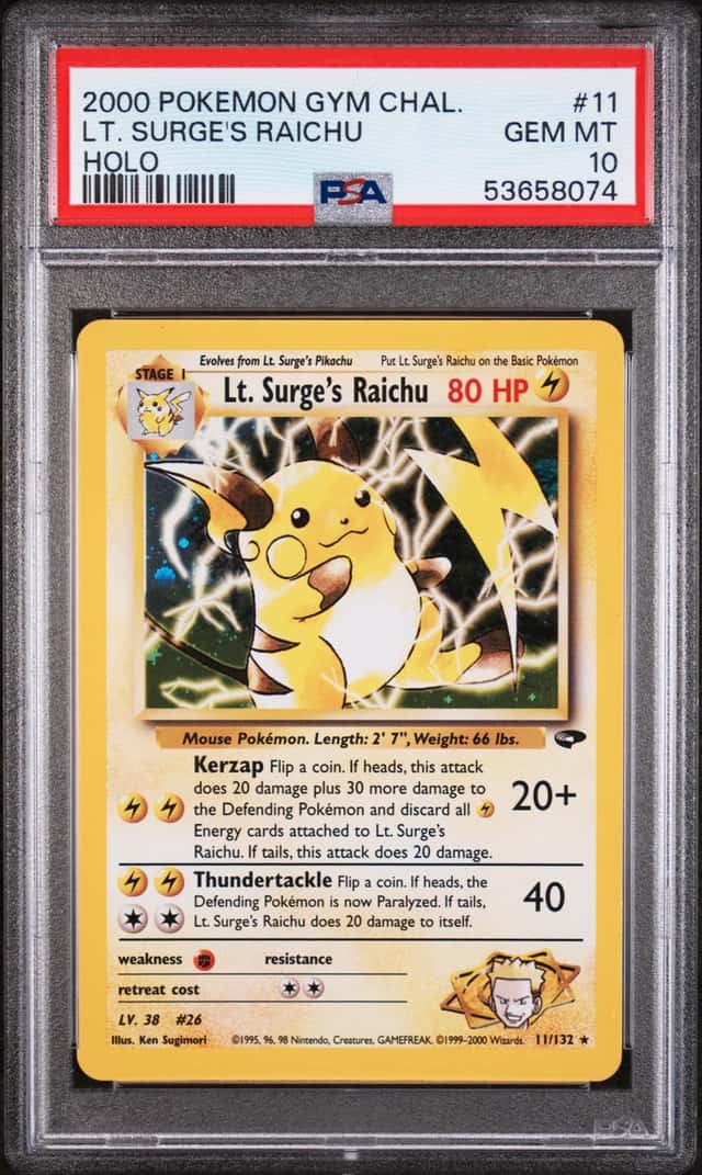 Lt. Surge's Raichu