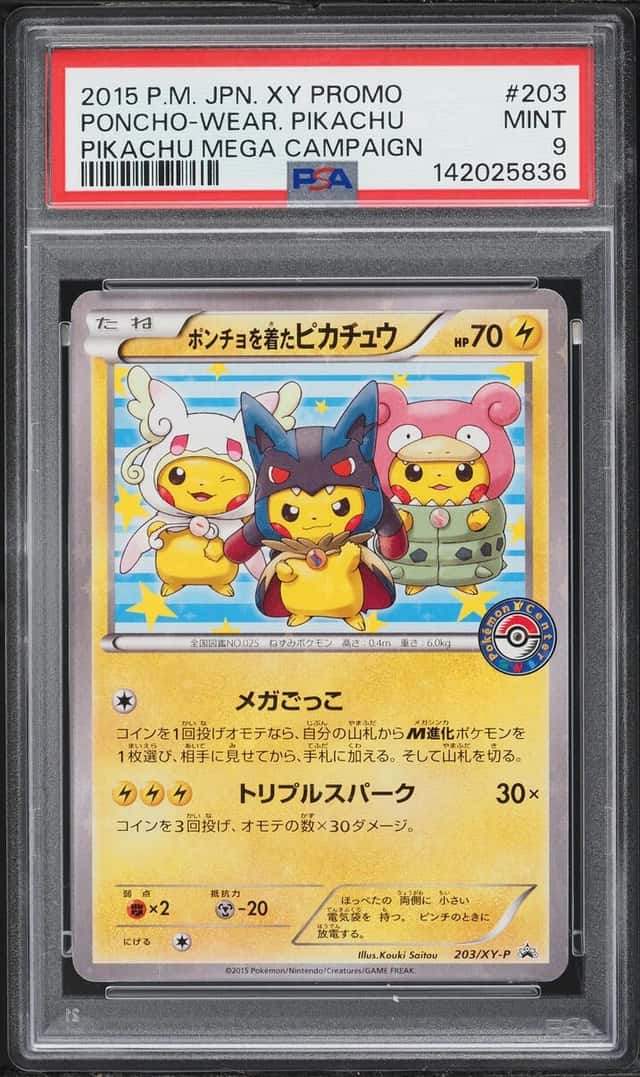 Poncho-Wear Pikachu
