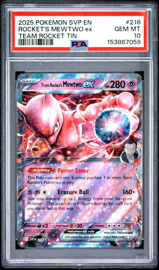 ROCKET'S MEWTWO ex