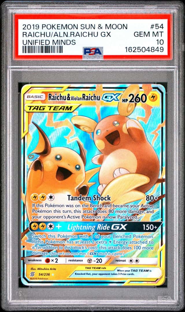 Raichu & Alolan Raichu GX