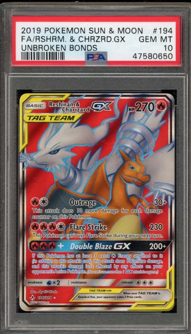 Reshiram & Charizard GX