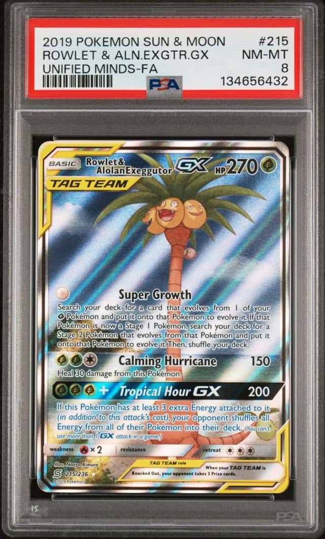 Rowlet & Alolan Exeggutor GX