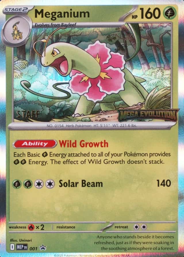 Holo · Prerelease · Evolution Mega Staff