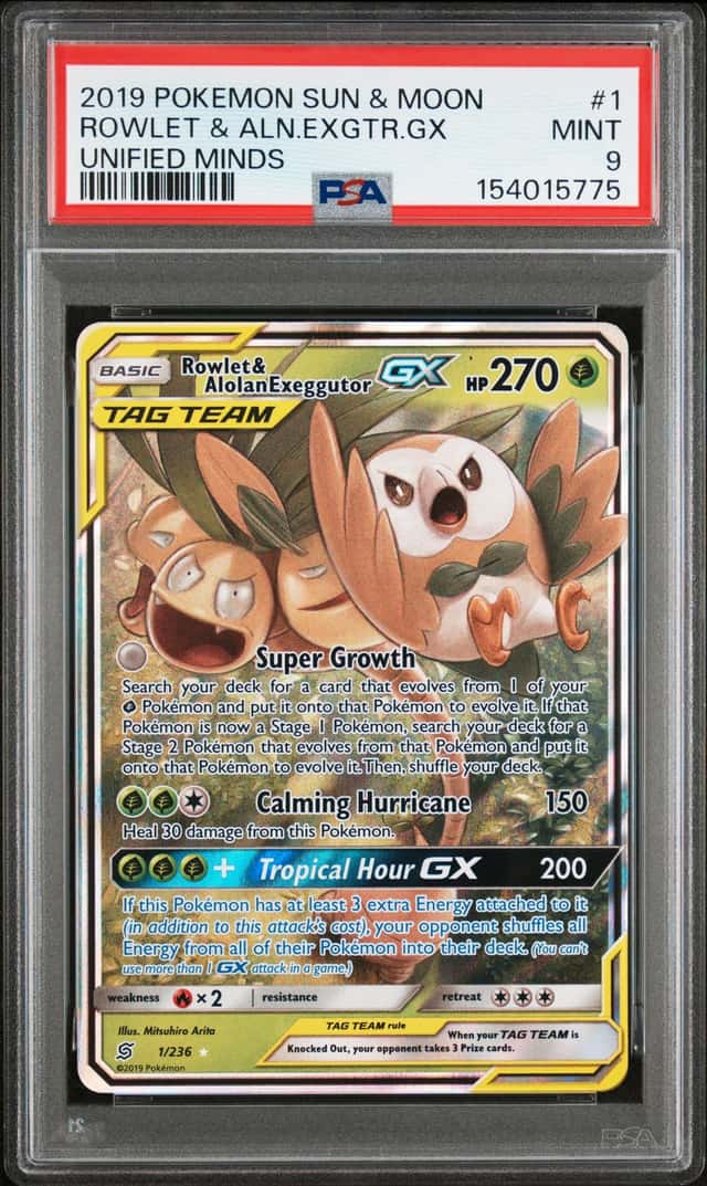 Rowlet & Alolan Exeggutor GX