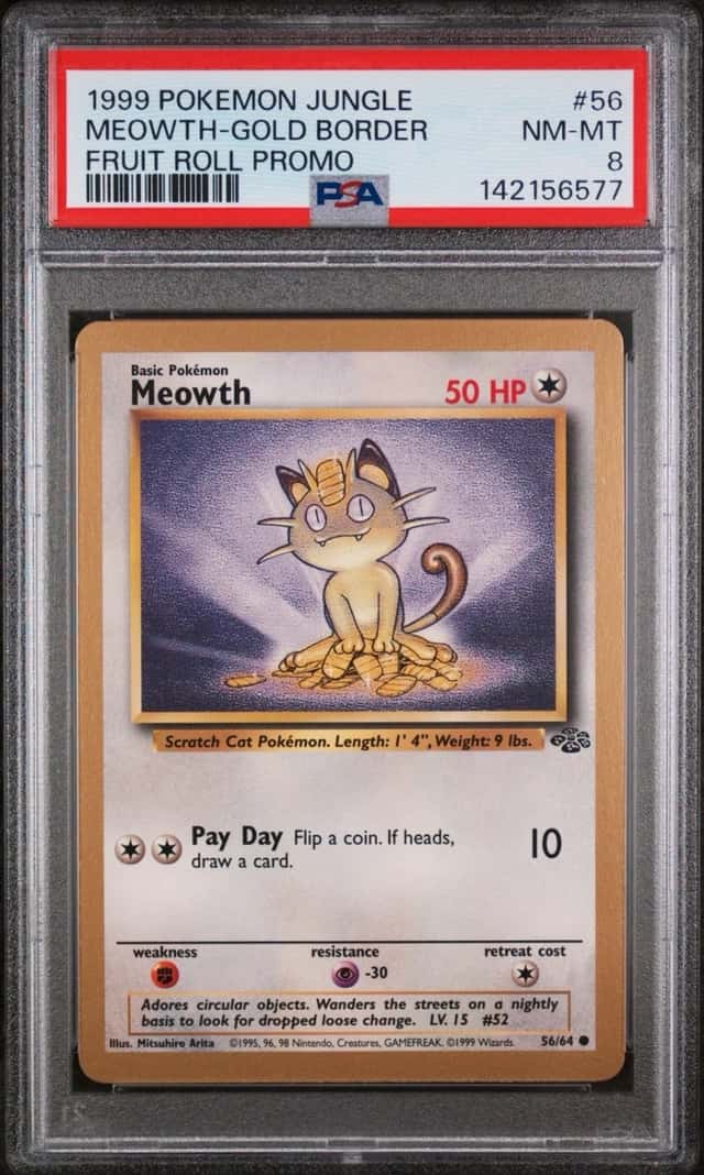 Meowth-Gold Border