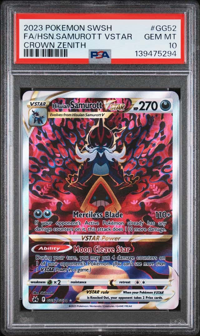 Hisuian Samurott VSTAR