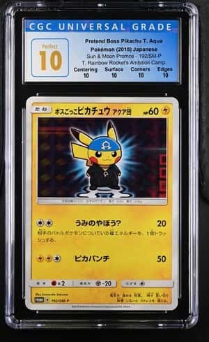 Pretend Boss Pikachu Team Aqua