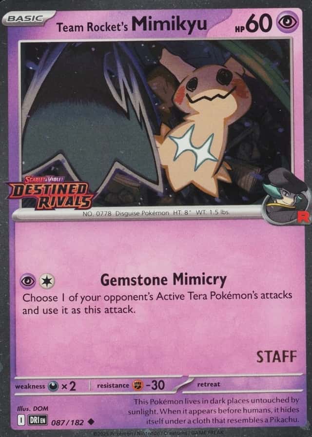 Non-Holo · Prerelease · Staff