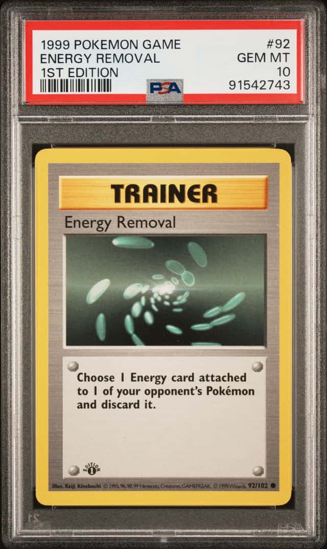 Energy Removal