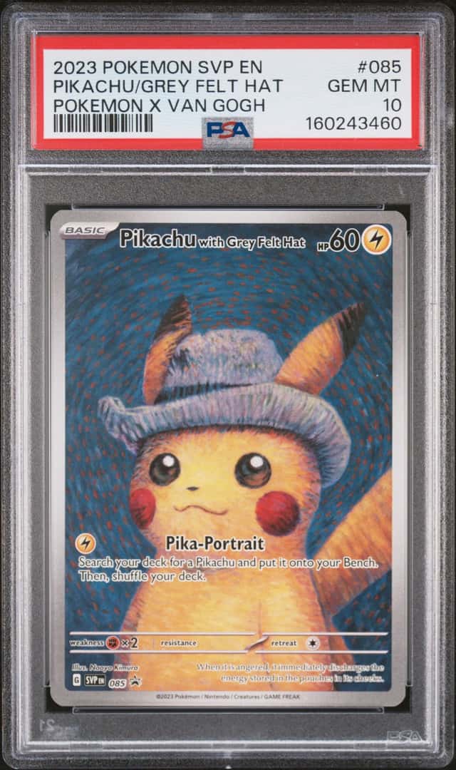 Pikachu/Grey Felt Hat