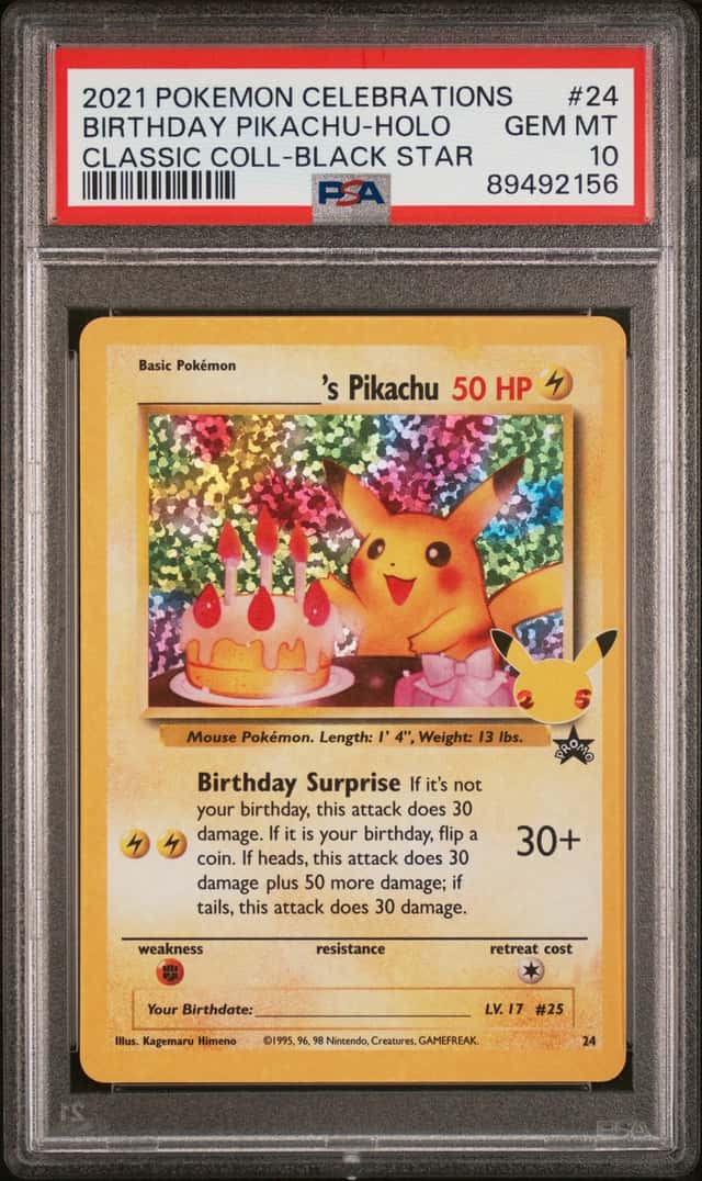 _____'s Pikachu STAMP [25th Anniversary] TEXTURED CONFETTI HOLO