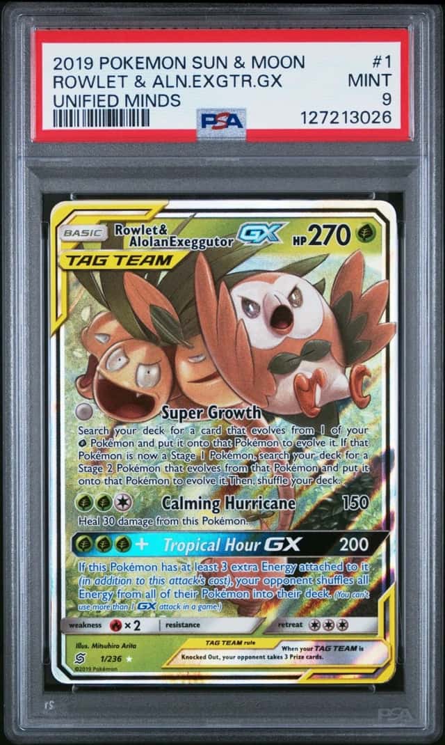 Rowlet & Alolan Exeggutor GX
