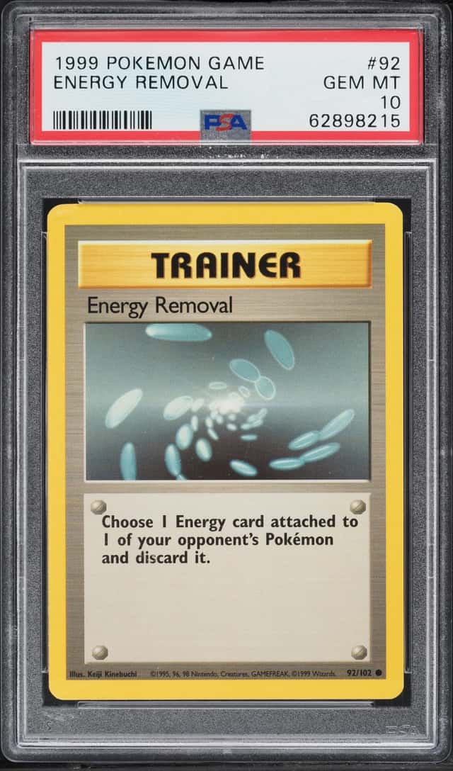 Energy Removal