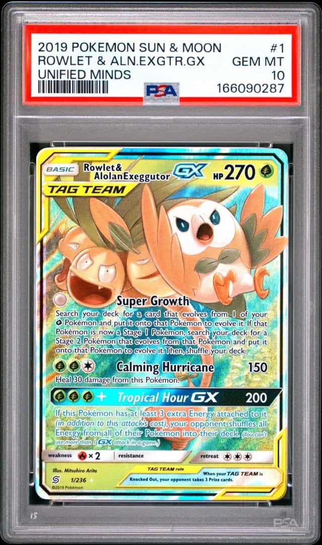 Rowlet & Alolan Exeggutor GX