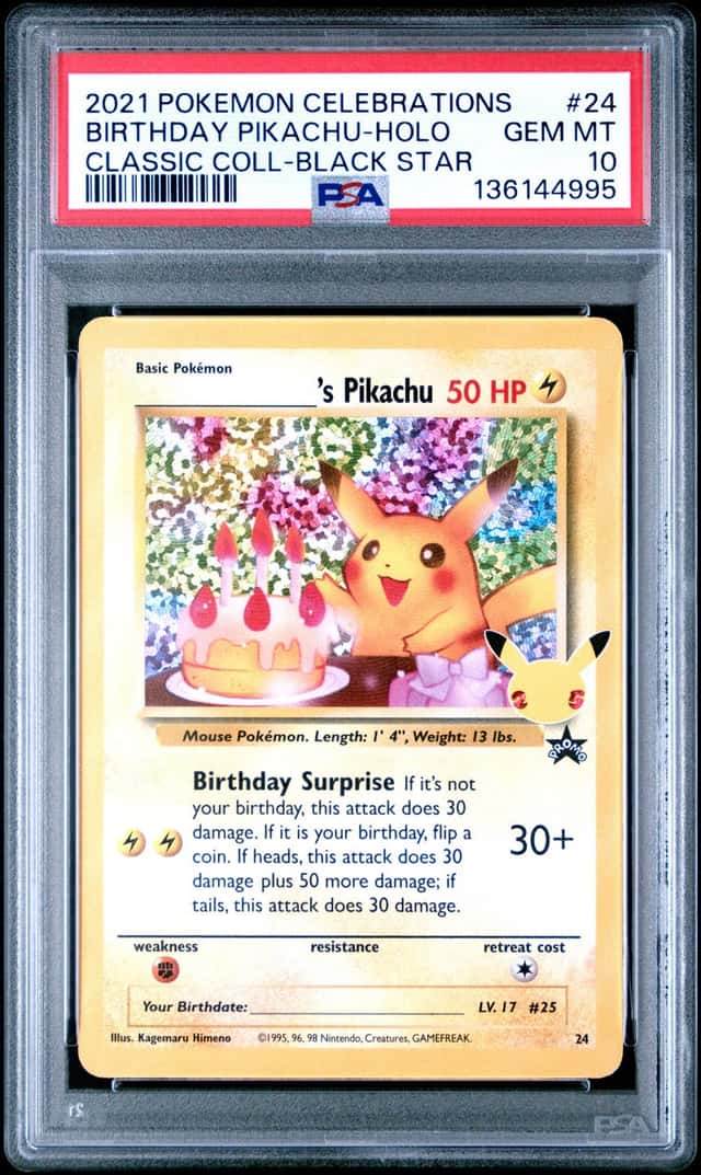 _____'s Pikachu STAMP [25th Anniversary] TEXTURED CONFETTI HOLO