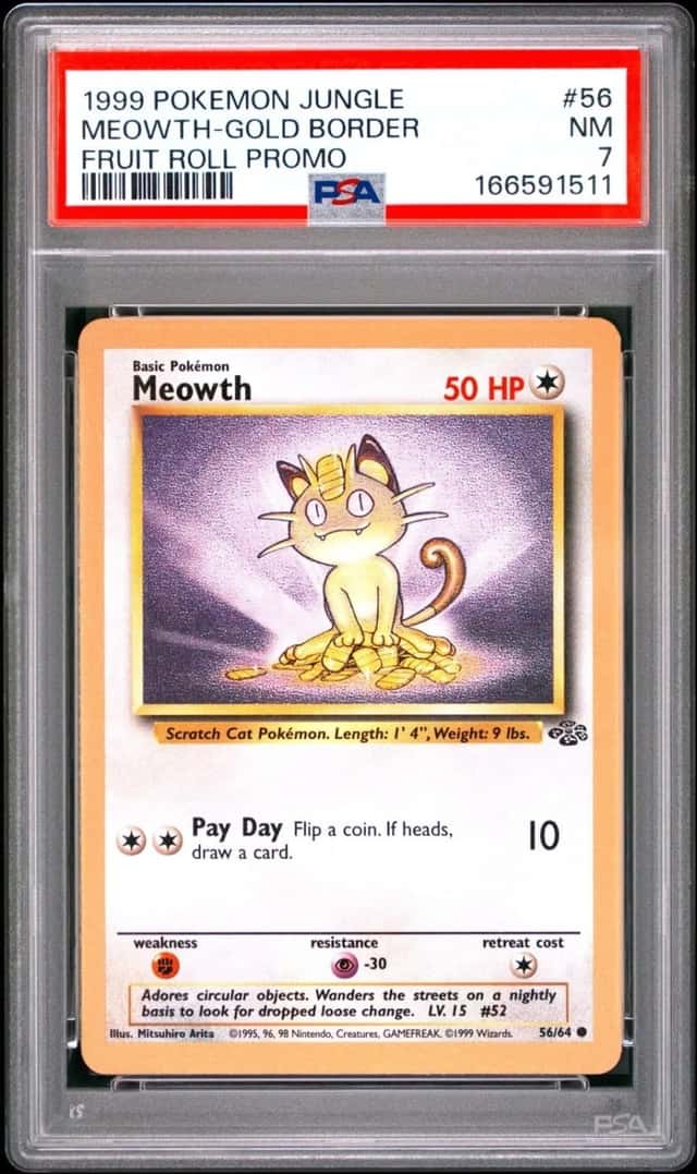 Meowth-Gold Border