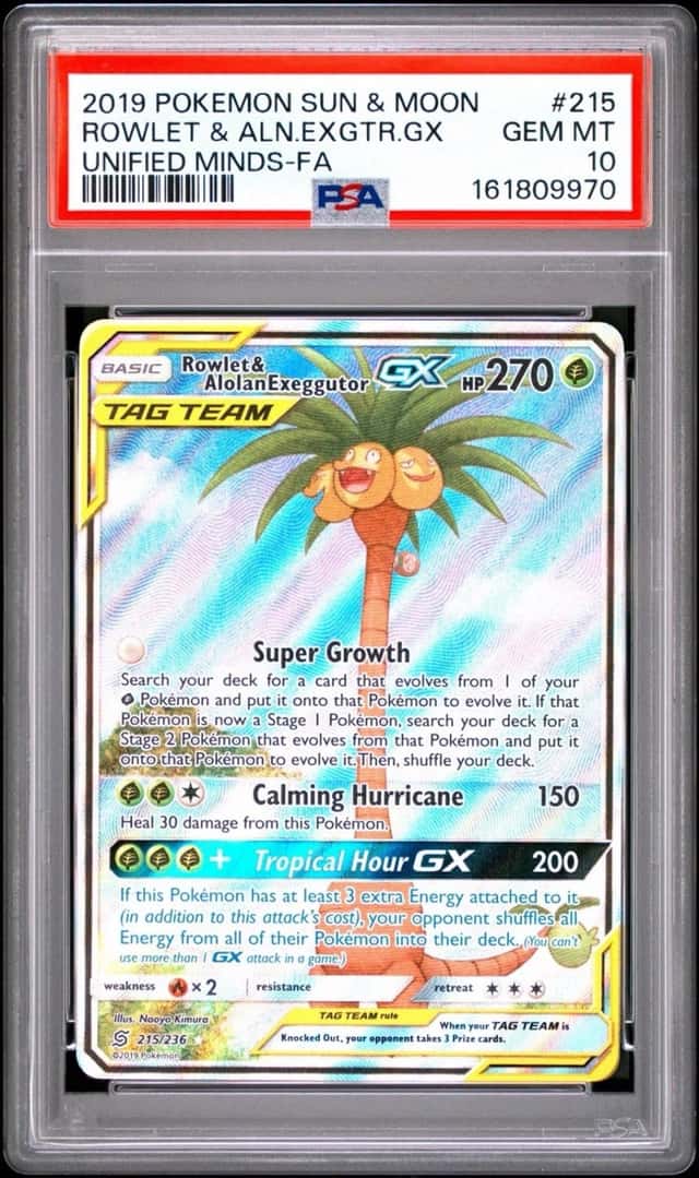 Rowlet & Alolan Exeggutor GX