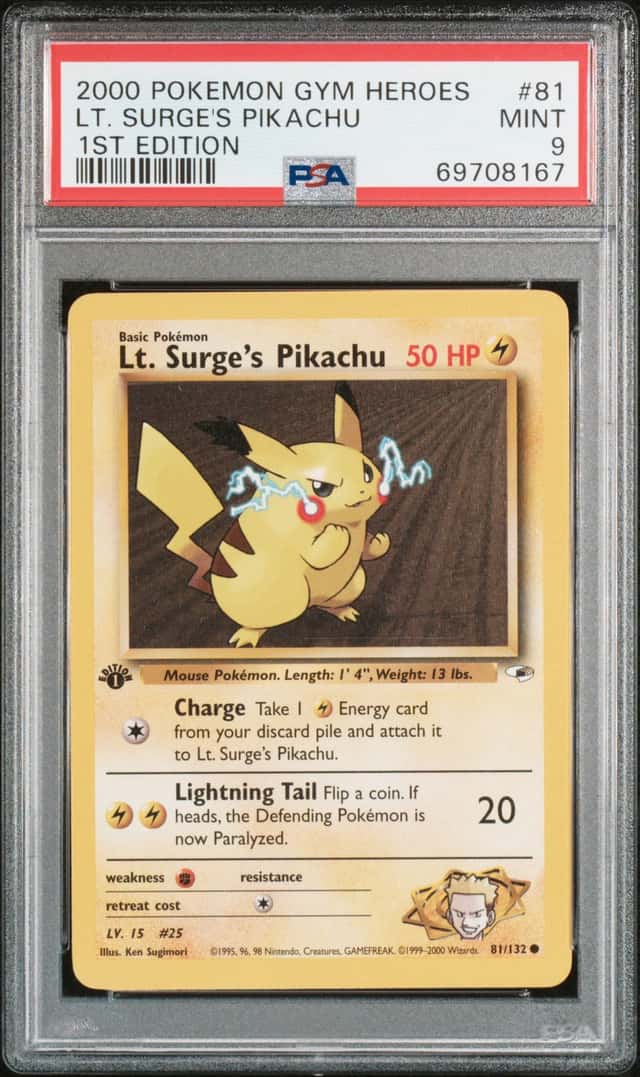 Lt. Surge's Pikachu