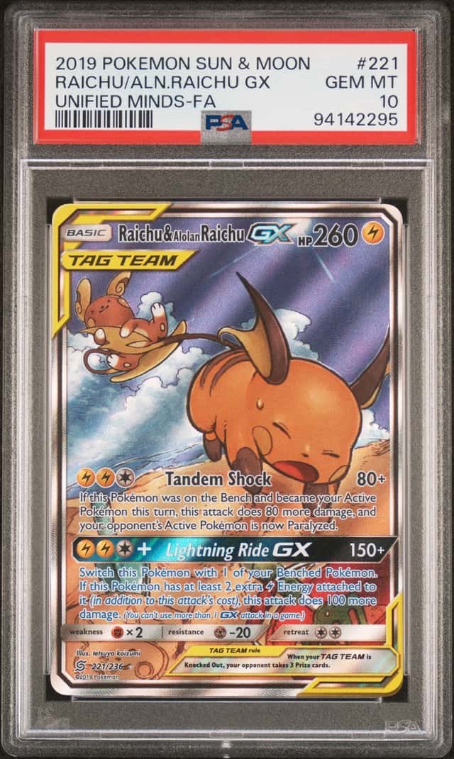 Raichu & Alolan Raichu GX