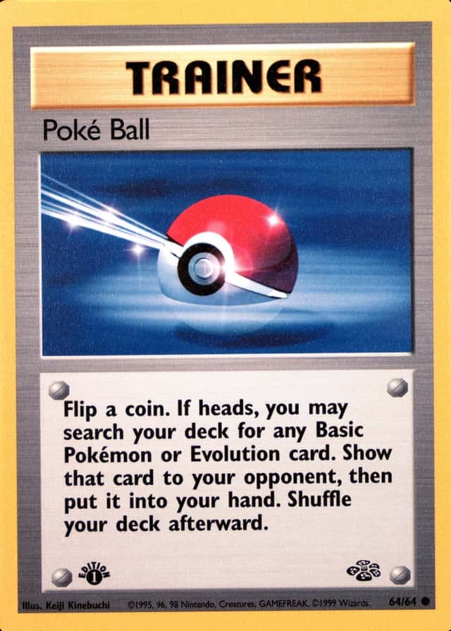 Poke Ball · Reverse Holo · 1st Edition