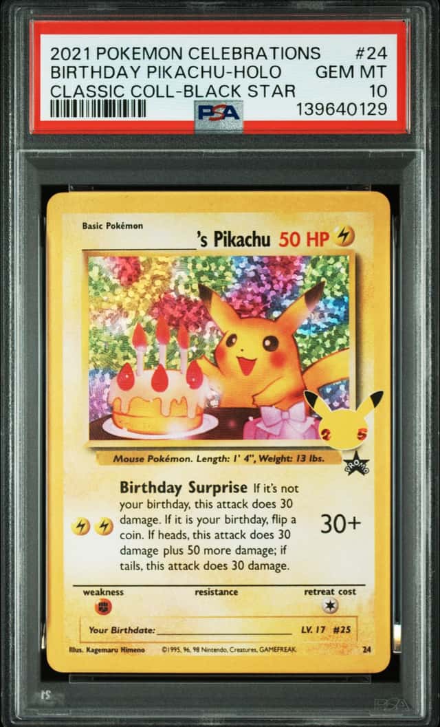 _____'s Pikachu STAMP [25th Anniversary] TEXTURED CONFETTI HOLO