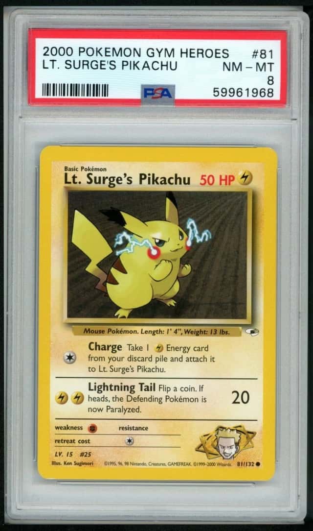 Lt. Surge's Pikachu
