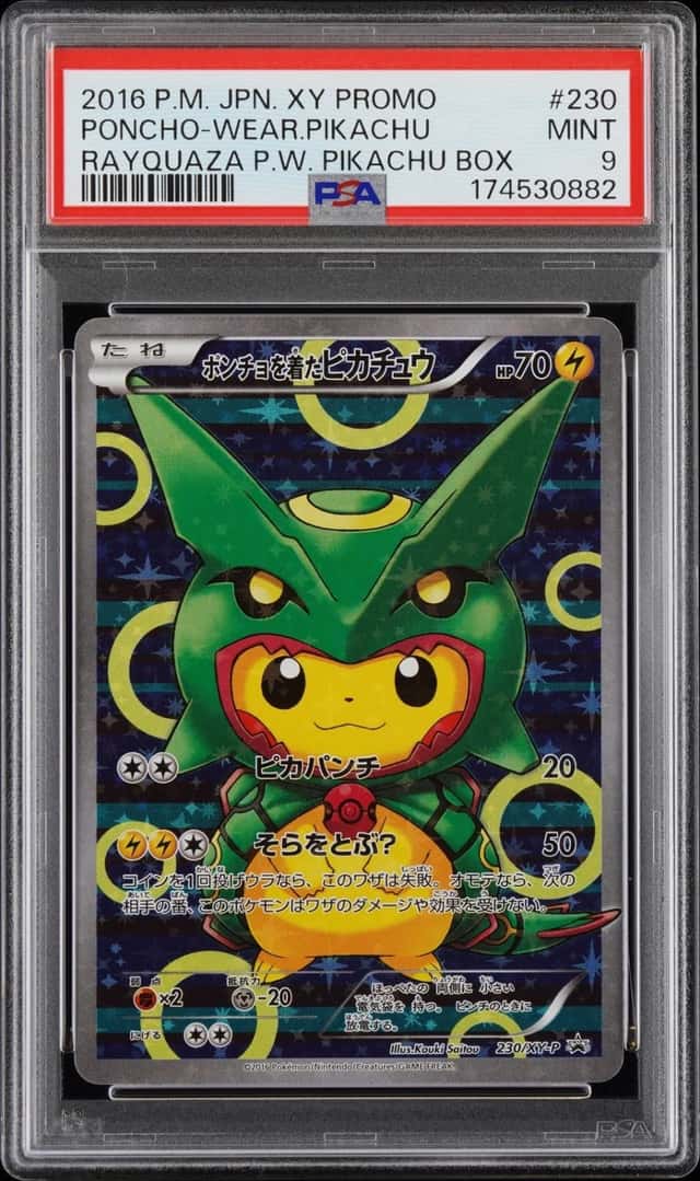 Poncho-wearing Pikachu