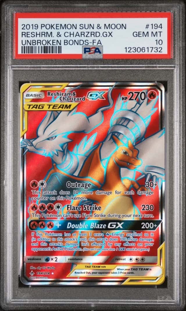 Reshiram & Charizard GX