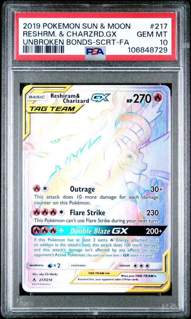 Reshiram & Charizard GX