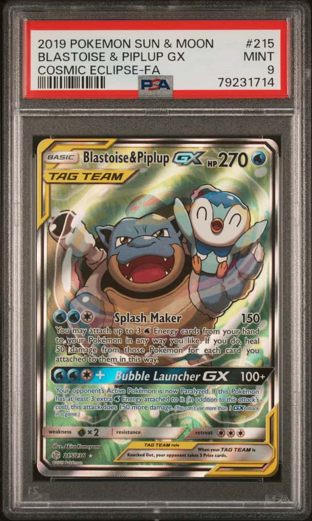 Blastoise & Piplup GX